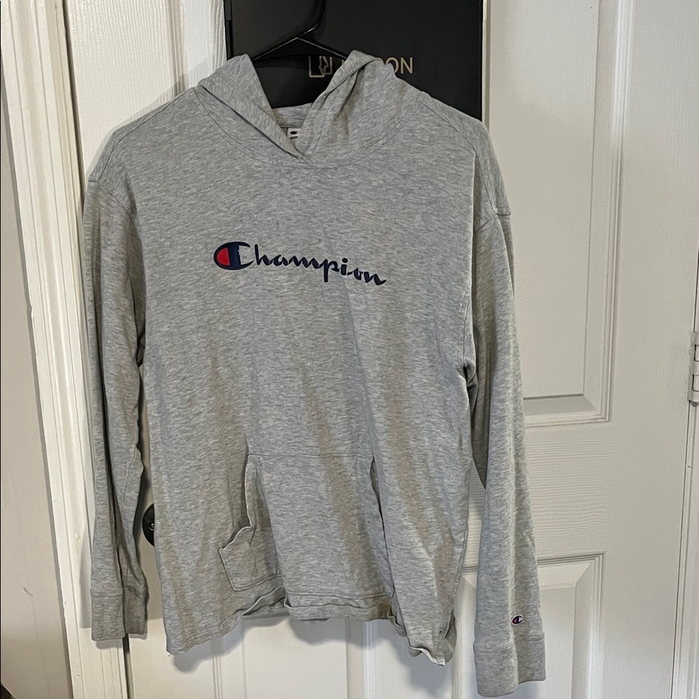 Champion Kids Light Gray Hoodie